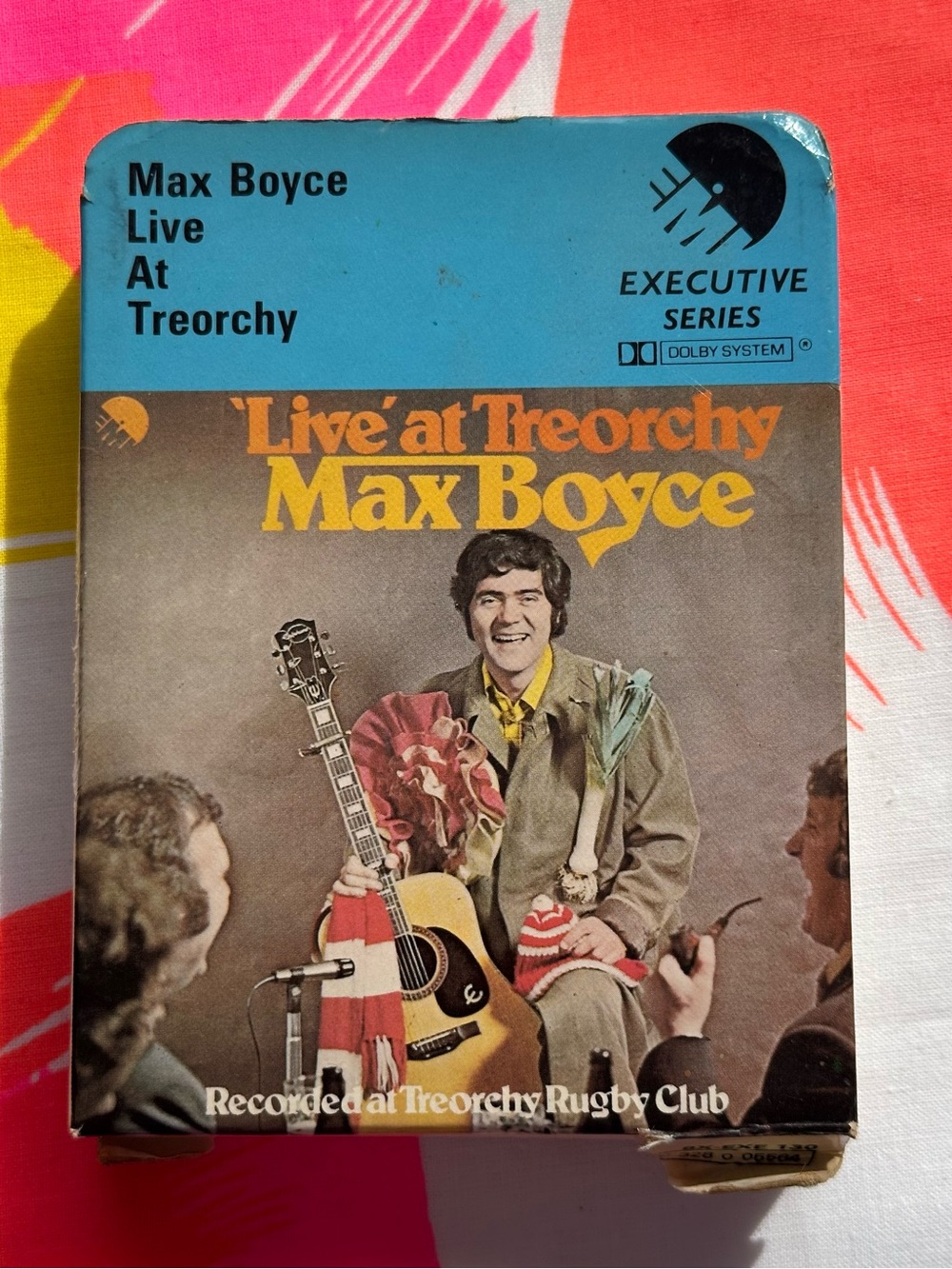 Vintage Max Boyce "Live at Treorchy" 8-Track Tape (EMI Executive Series)